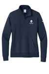 Nike Women's Club Fleece Sleeve Swoosh 1/2-Zip